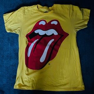 The Rolling Stones 50th anniversary Yellow t-shirt Women’s S/M